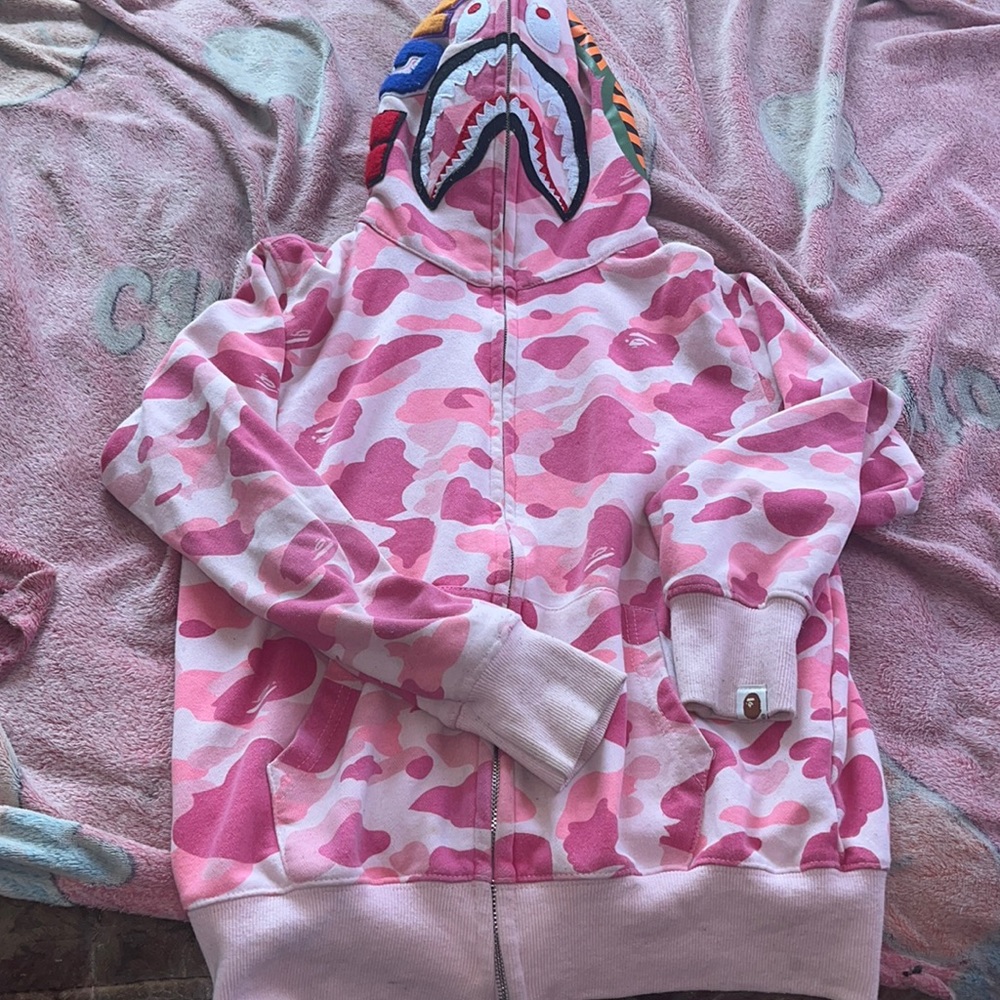 Pink Bape Hoodie